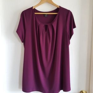 Liz Claiborne Career Womens short sleeve blouse